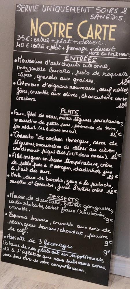 La table d'Elya - Menu Image 3